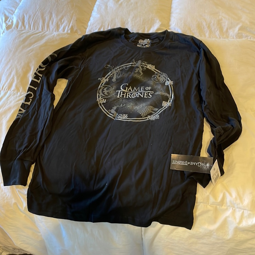 Game of thrones medium black t shirt